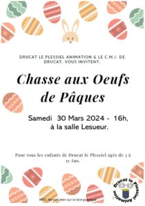 Lire la suite à propos de l’article Chasse aux œufs de Pâques 2024