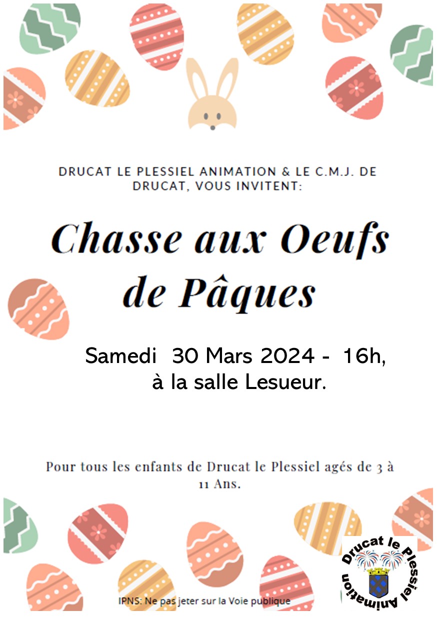 Lire la suite à propos de l’article Chasse aux œufs de Pâques 2024