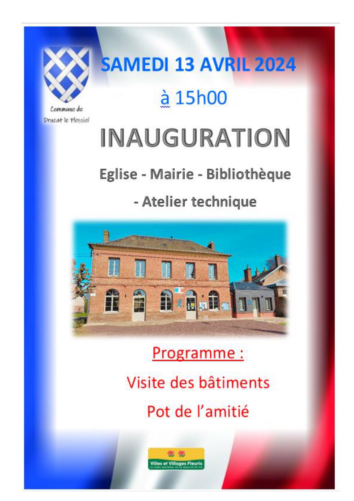 Lire la suite à propos de l’article Inauguration  – Place de l’Eglise